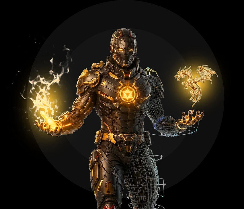 Frameboxx character for 3D animation and VFX