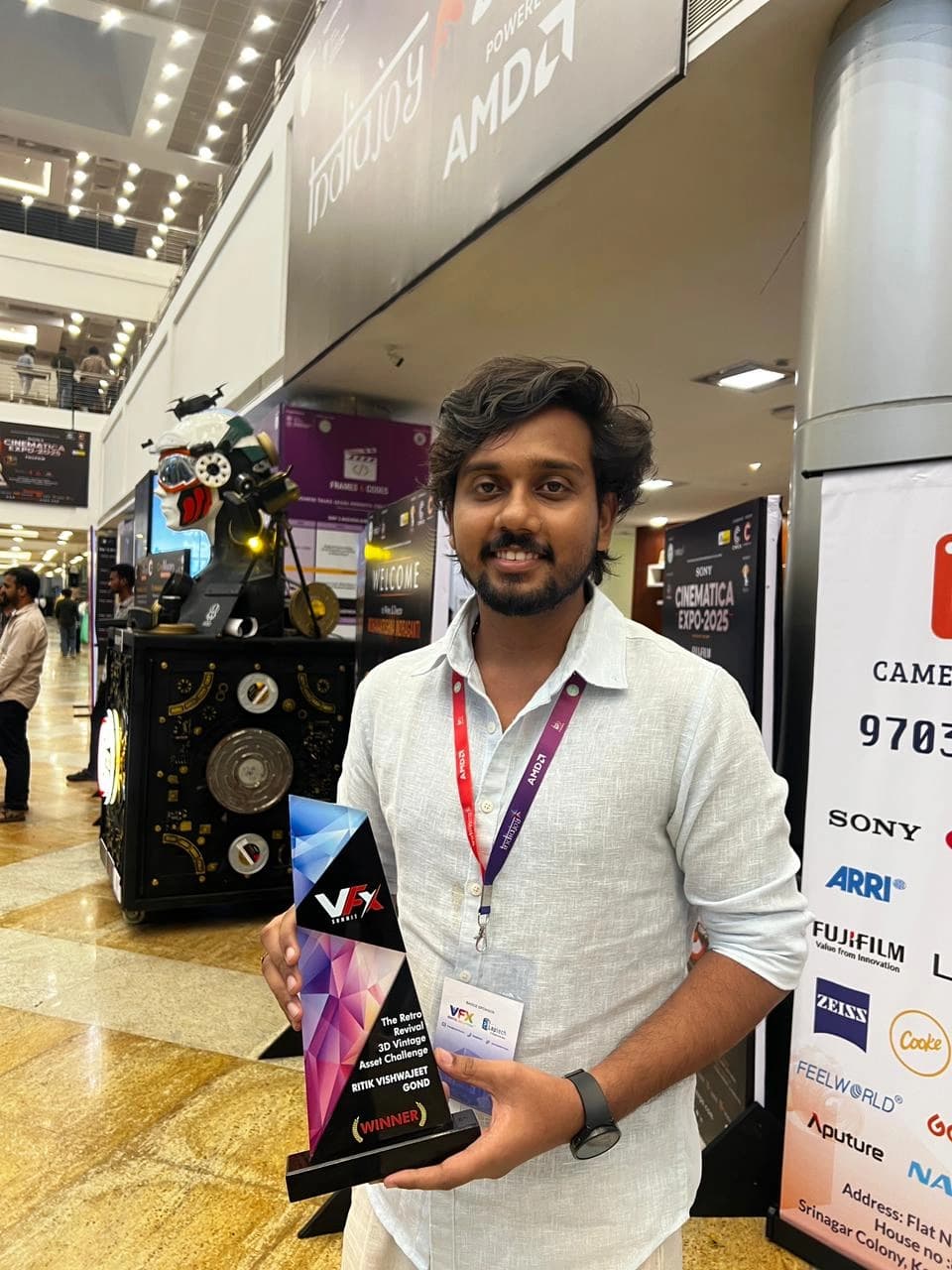 Ritik Gond — India Joy Vintage Modeling Challenge 2025 first prize