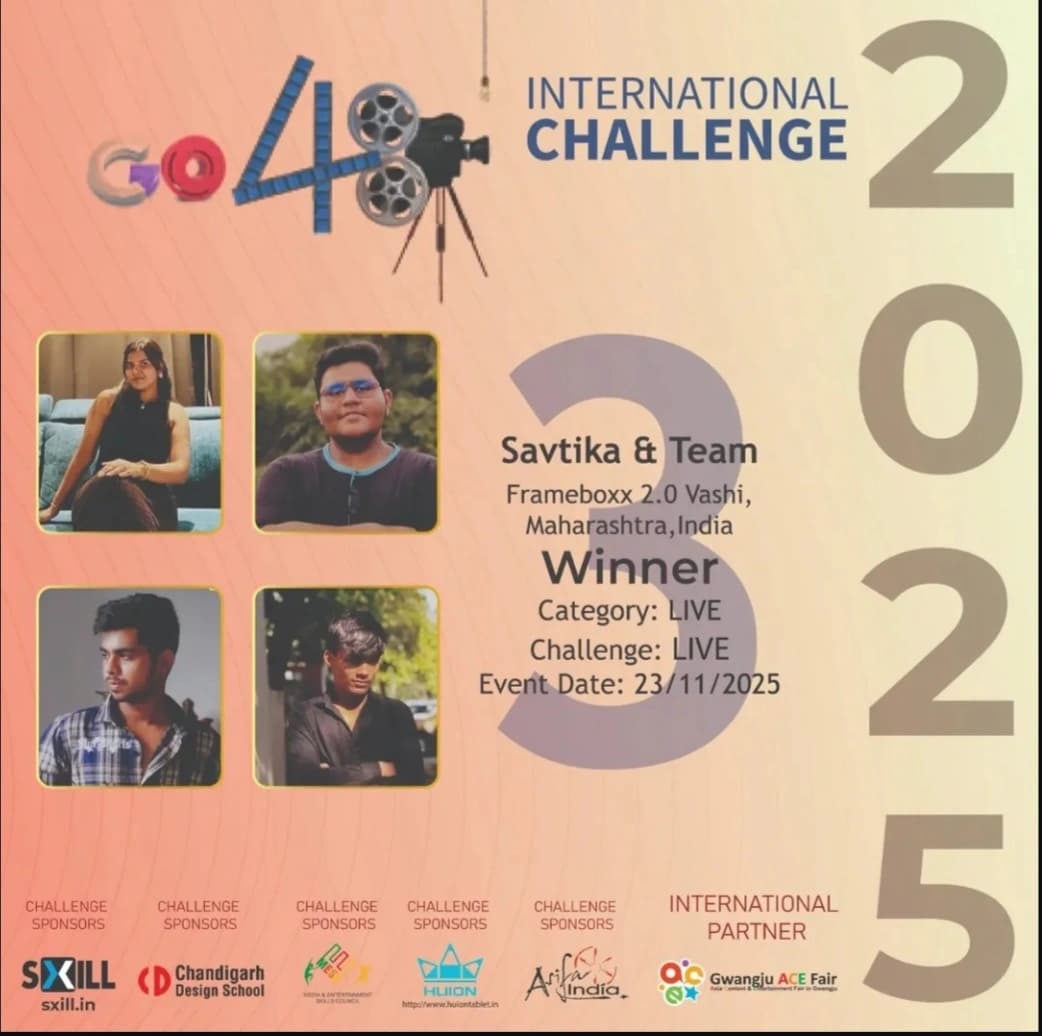 Team Satvika — 3rd Place — Short Film