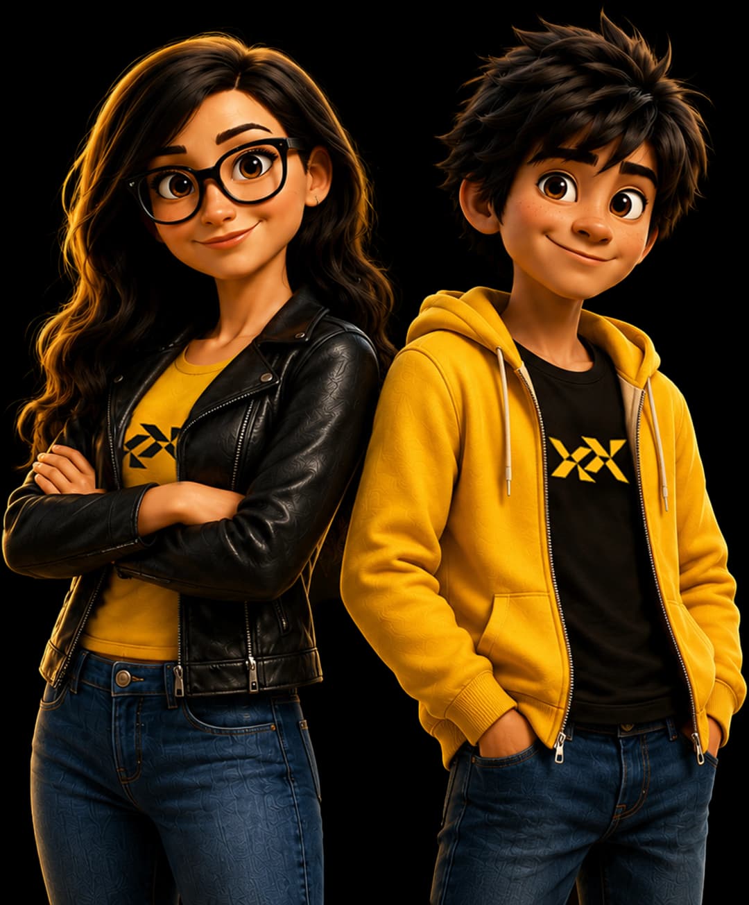 Frameboxx creative character duo