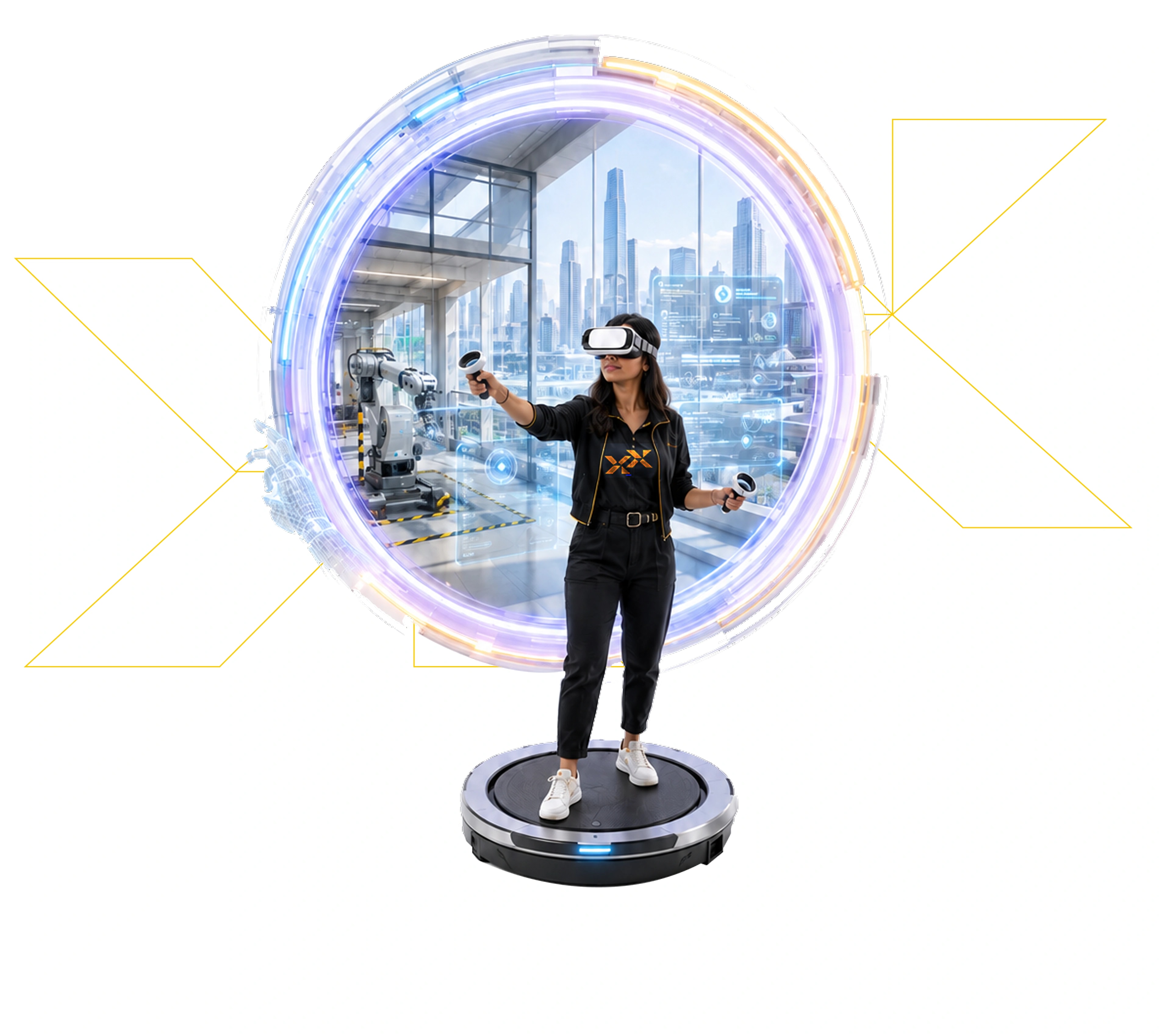 Course overview visual for Future Technologies Virtual Reality