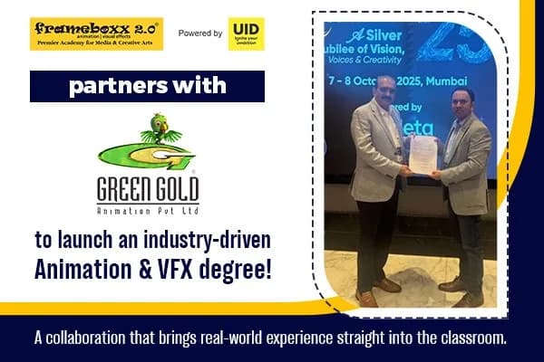 Frameboxx Signs MoU with Green Gold Animation to Launch Industry-Embedded Degree Program