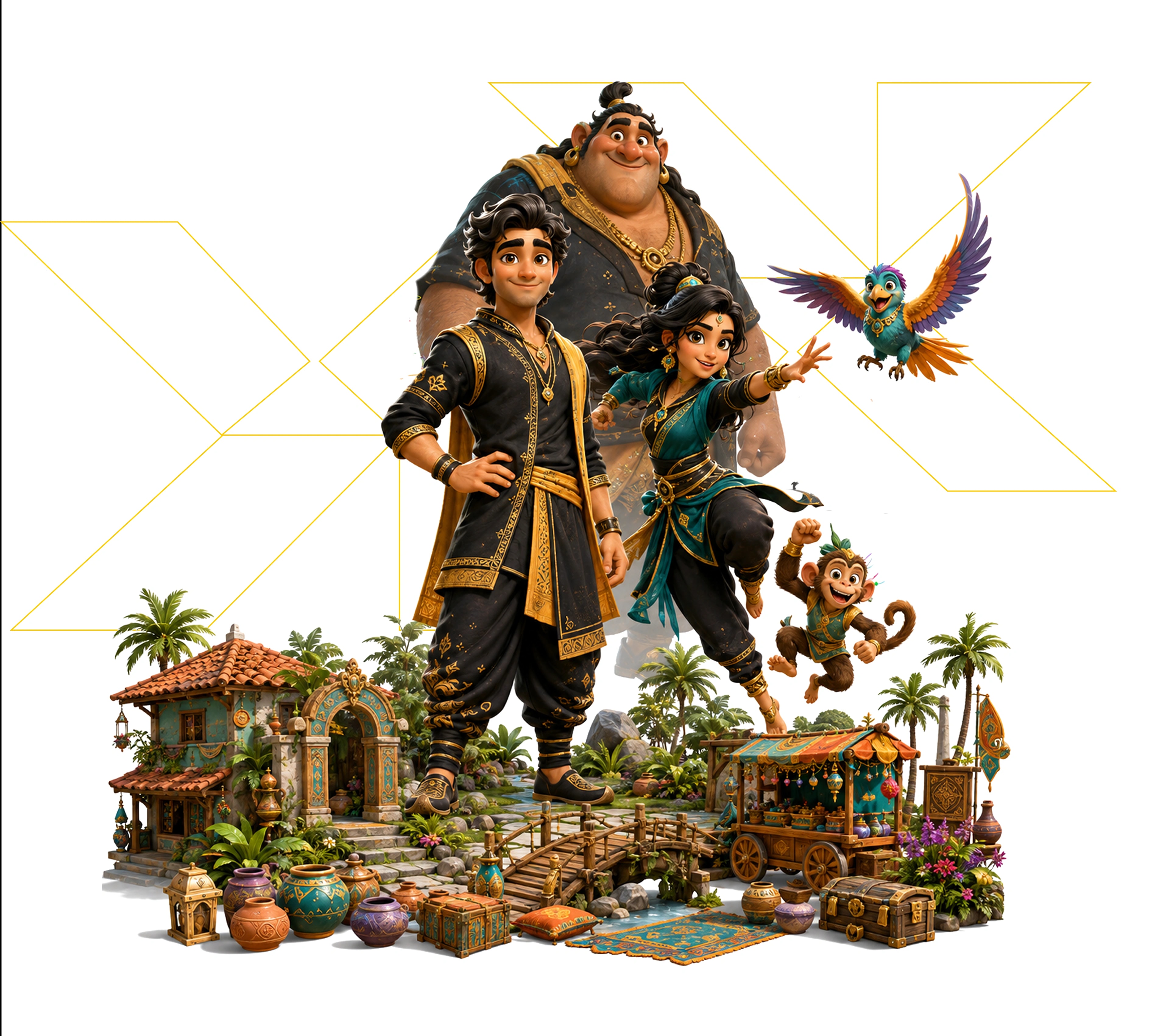 Animation artist at a dual-monitor workstation for B.Sc. 3D Animation & VFX with Green Gold