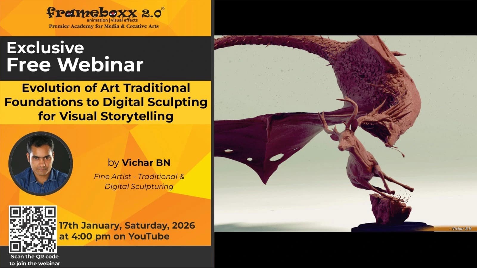 Evolution of Art: Traditional Foundations to Digital Sculpting for Visual Storytellin