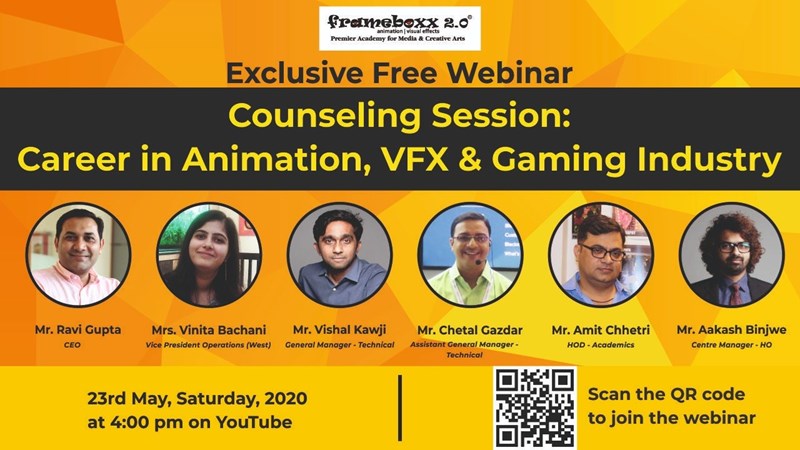 Counseling Session : Career in Animation, VFX and Gaming Industry