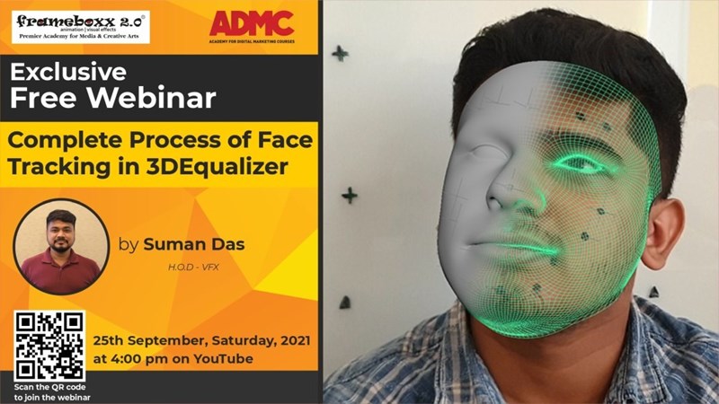 Complete process of Face Tracking in 3DEqualizer