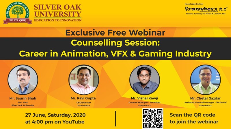 Counseling Session – Career in Animation, VFX & Gaming Industry