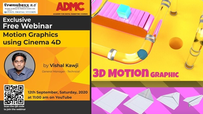 Motion Graphic Using Cinema 4D